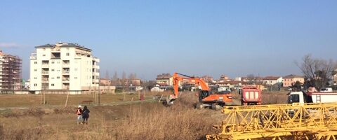 Stato di avanzamento lavori via Bach